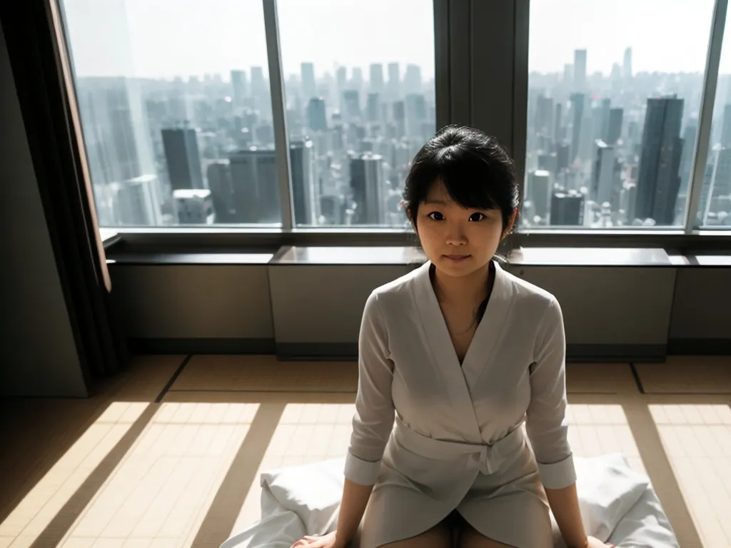 A room with a city view