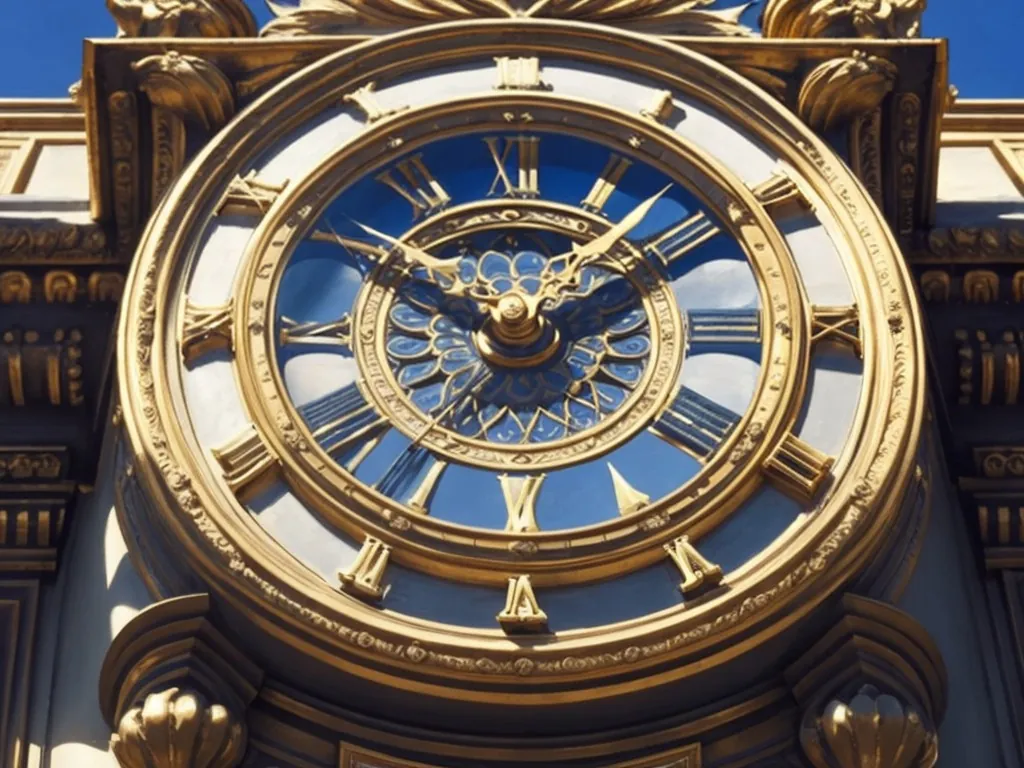 The clock tower up close